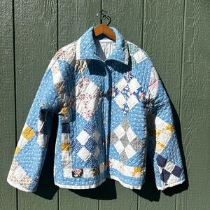 Vintage Quilt Chore Coat